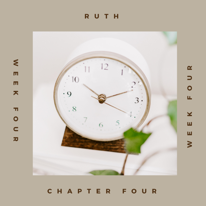 Ruth Chapter 4 Bible Study Summary and Questions