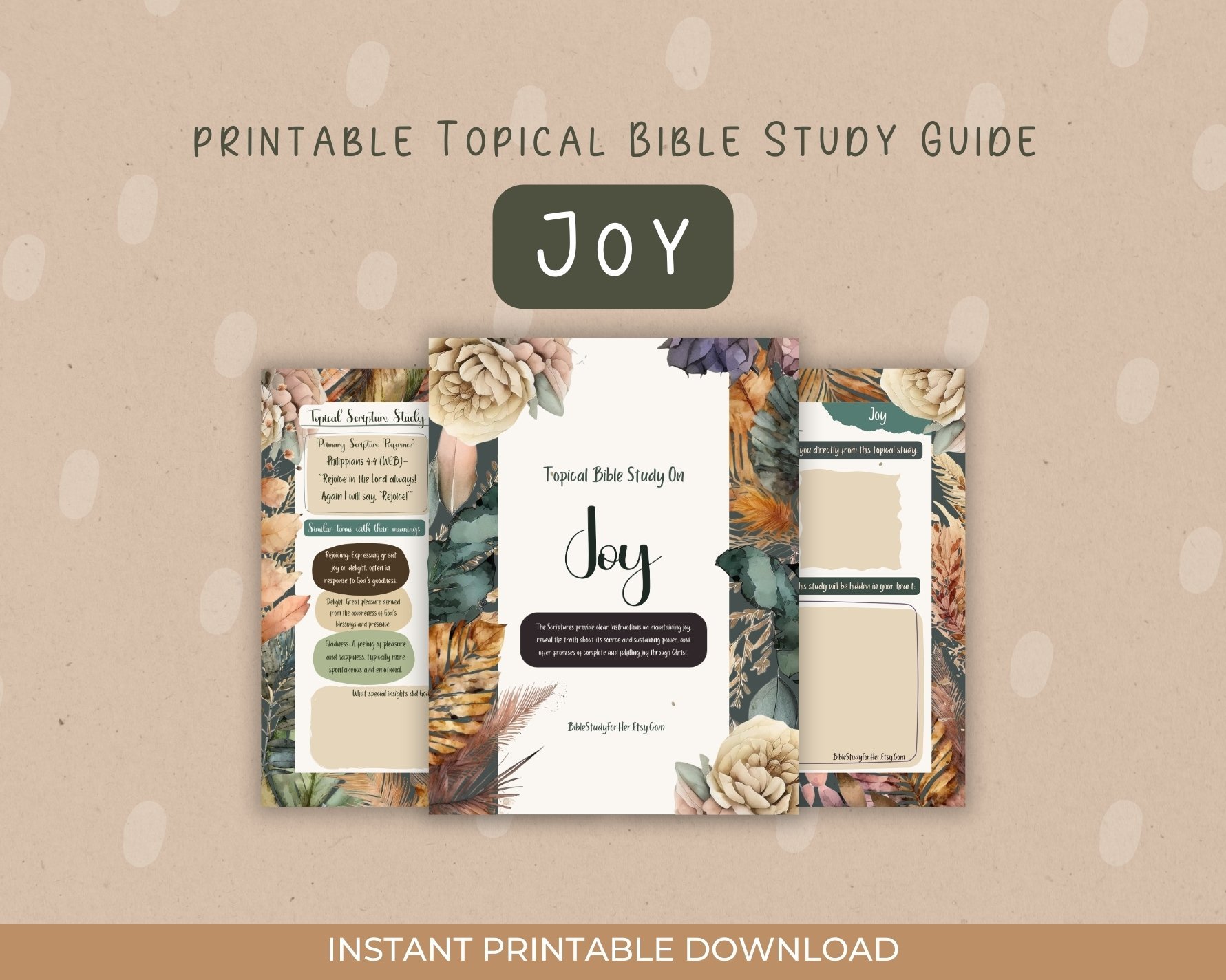 Joy Topical Bible Study